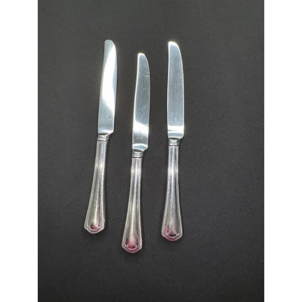 Waterford Somerset SET 3 French Hollow Knives dinner 9.5